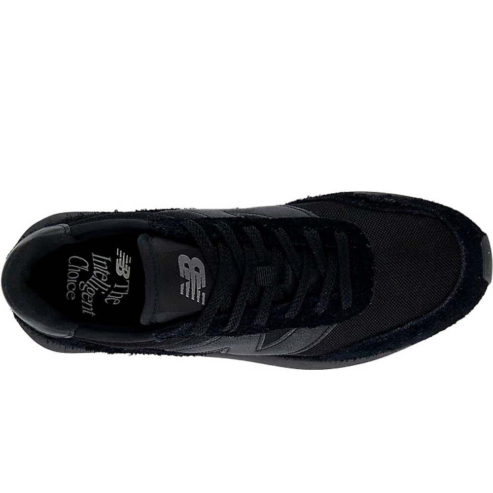 New Balance zapatilla moda hombre 370 NEGRO vista superior