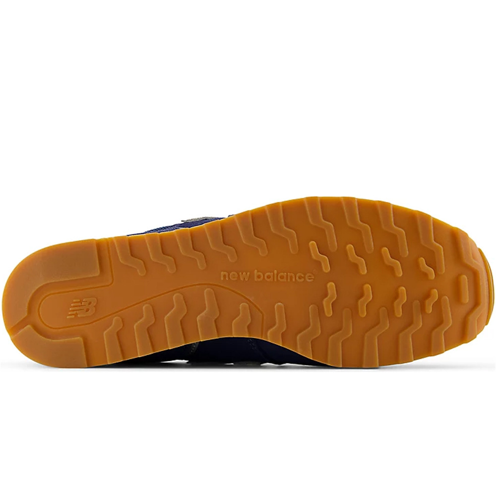 New Balance zapatilla moda hombre 373 AZUL vista trasera