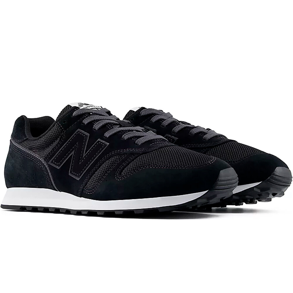 New Balance zapatilla moda hombre 373 NEGRO lateral interior