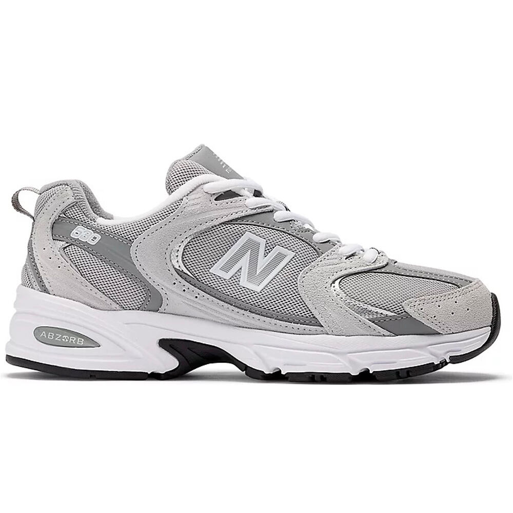 New Balance zapatilla moda hombre 530 GRIS lateral exterior