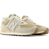New Balance zapatilla moda hombre 574 MARRON lateral interior