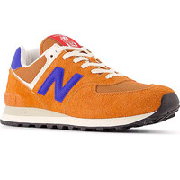 New Balance zapatilla moda hombre 574 MARRON lateral interior