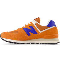 New Balance zapatilla moda hombre 574 MARRON puntera