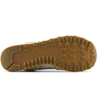 New Balance zapatilla moda hombre 574 MARRON vista trasera