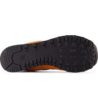 New Balance zapatilla moda hombre 574 MARRON vista trasera