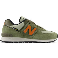 New Balance zapatilla moda hombre 574 VERDE lateral exterior