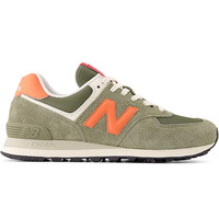 New Balance zapatilla moda hombre 574 VERDE lateral exterior