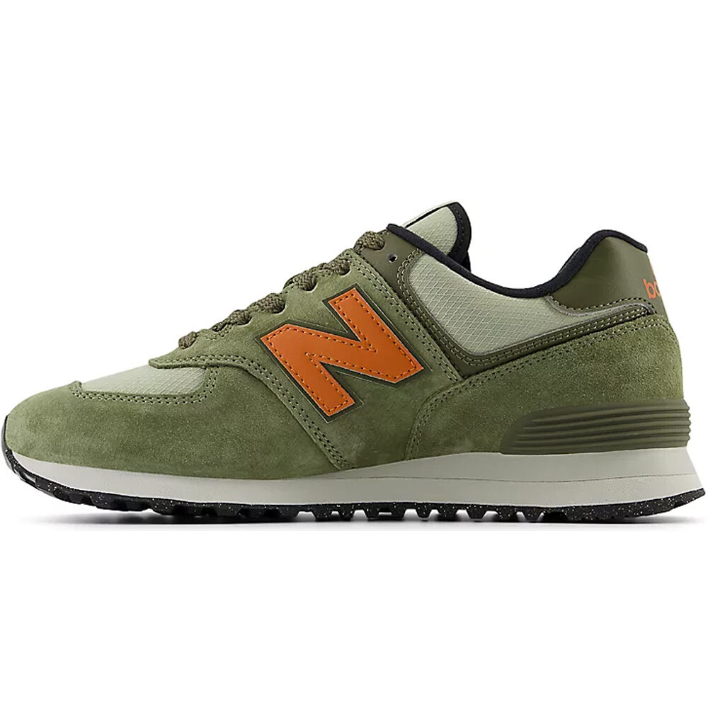 New Balance zapatilla moda hombre 574 VERDE puntera
