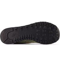 New Balance zapatilla moda hombre 574 VERDE vista trasera