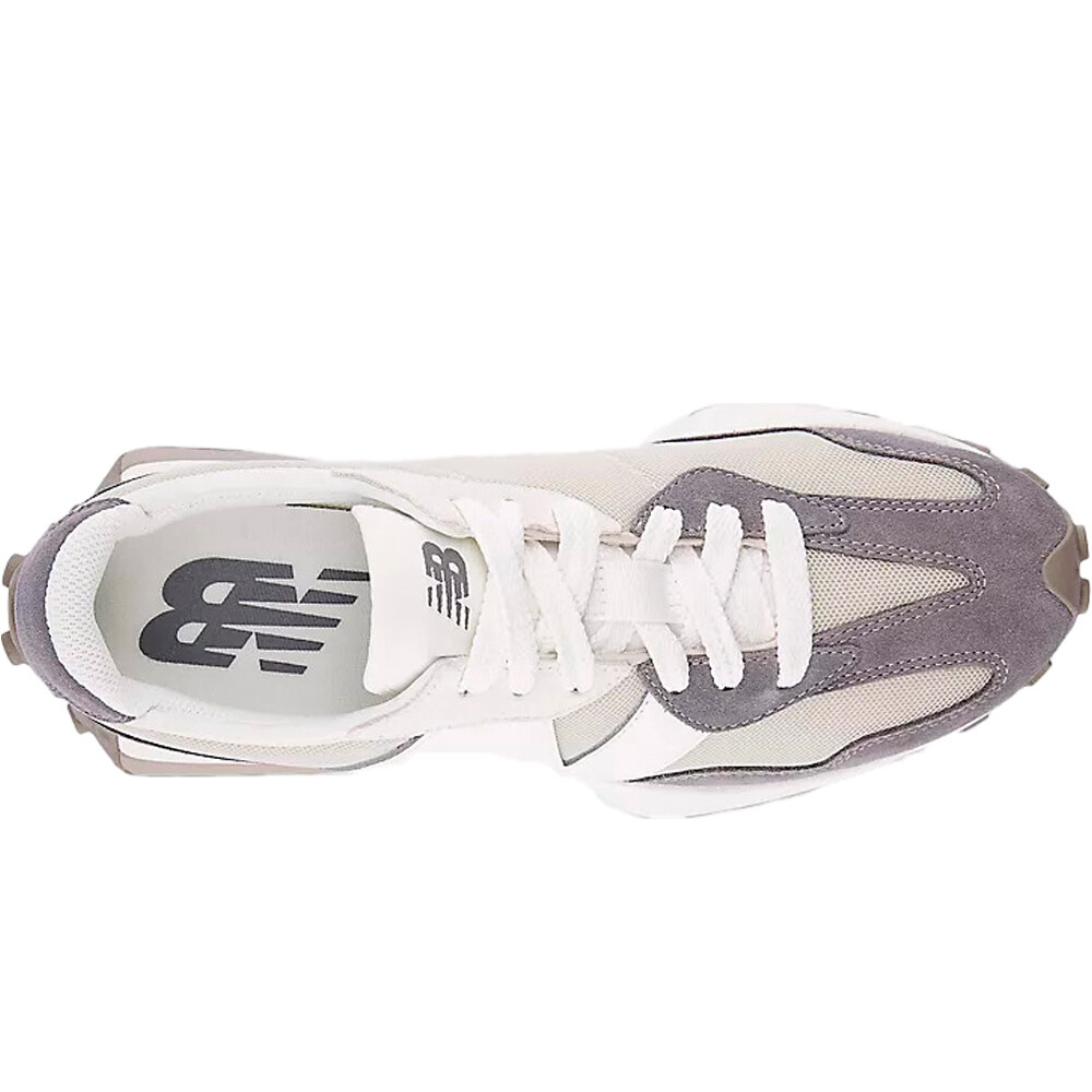 New Balance zapatilla moda hombre U327 GRIS vista superior