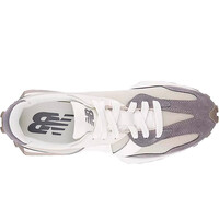 New Balance zapatilla moda hombre U327 GRIS vista superior