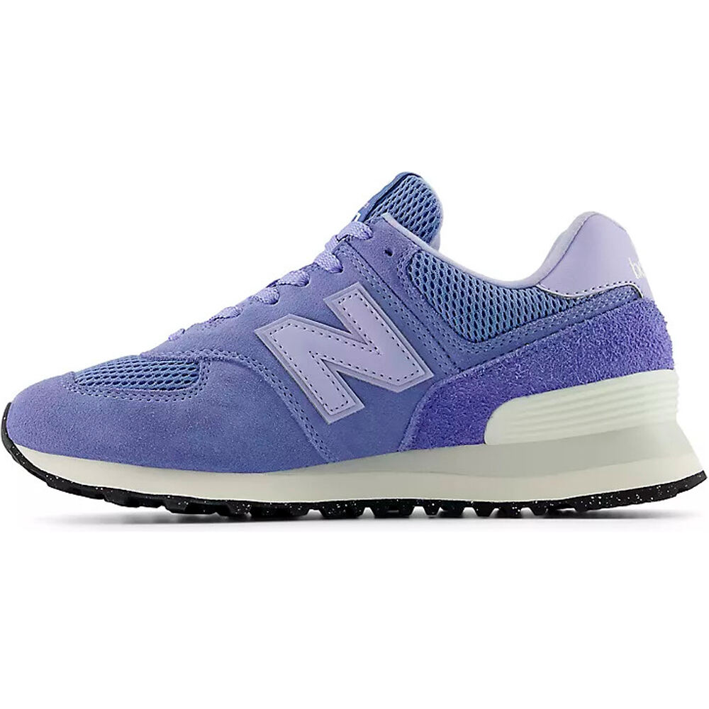 New Balance zapatilla moda mujer 574 AZUL puntera