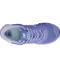 New Balance zapatilla moda mujer 574 AZUL vista superior