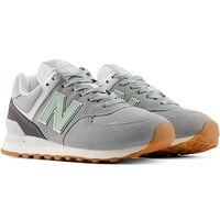 New Balance zapatilla moda mujer 574 GRIS lateral interior