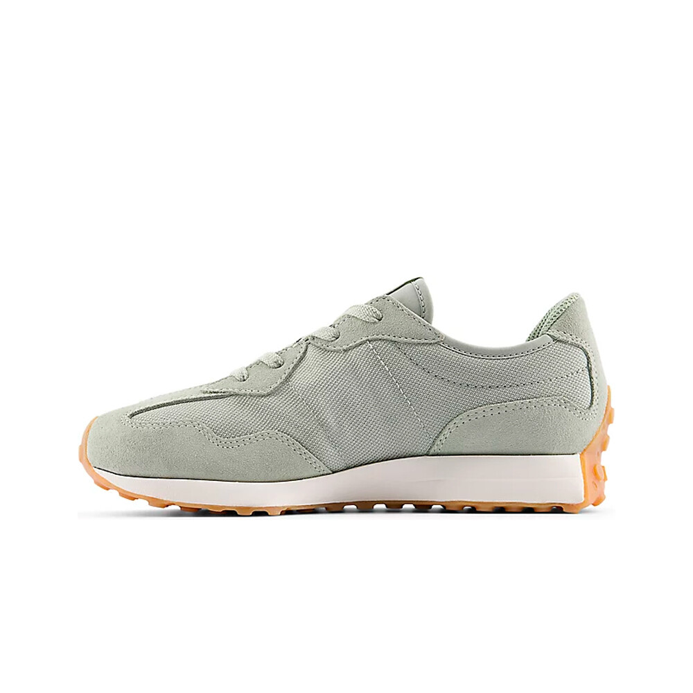 New Balance zapatilla moda niño 327 VERDE puntera
