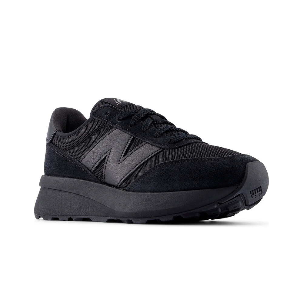 New Balance zapatilla moda niño 370 NEGRO lateral interior