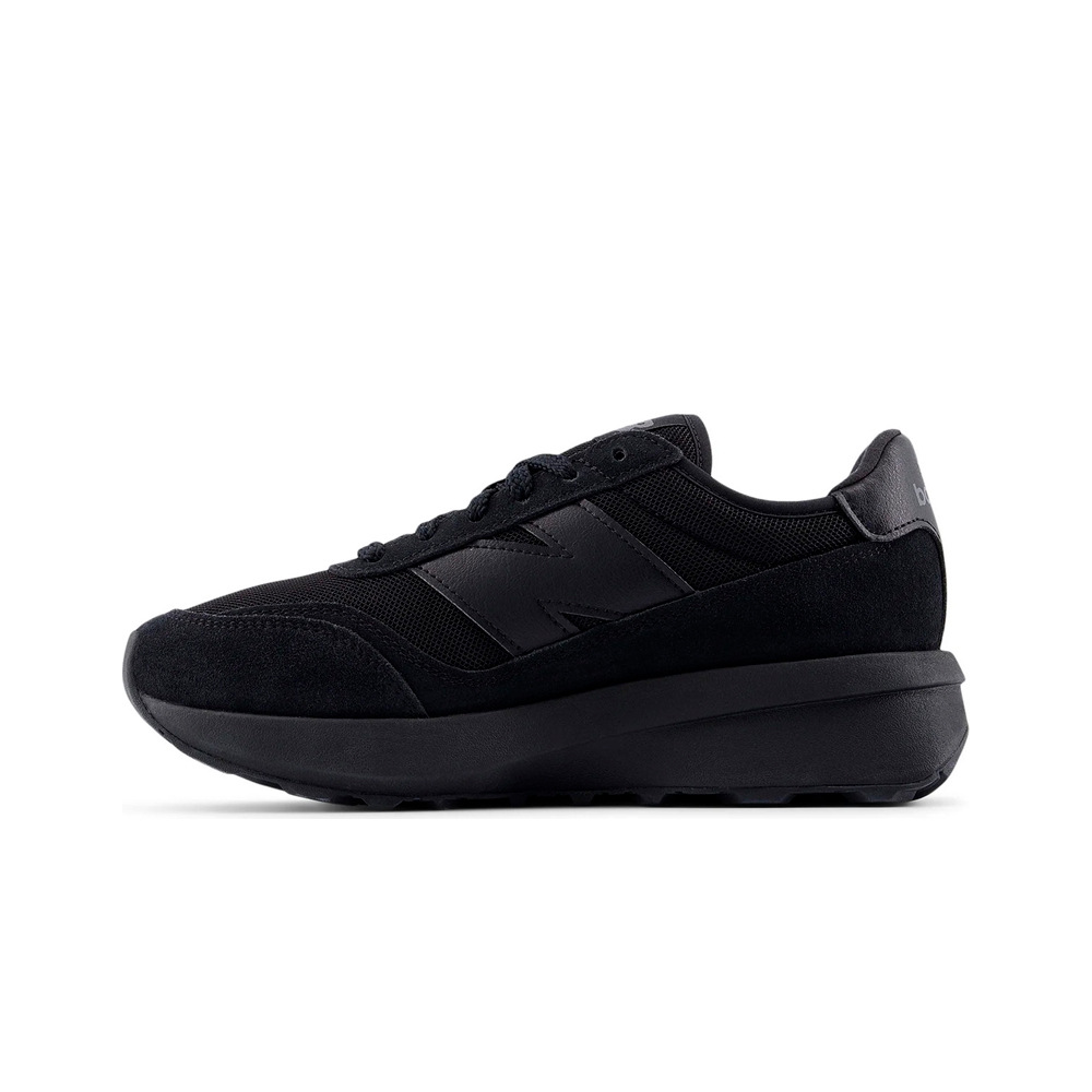 New Balance zapatilla moda niño 370 NEGRO puntera