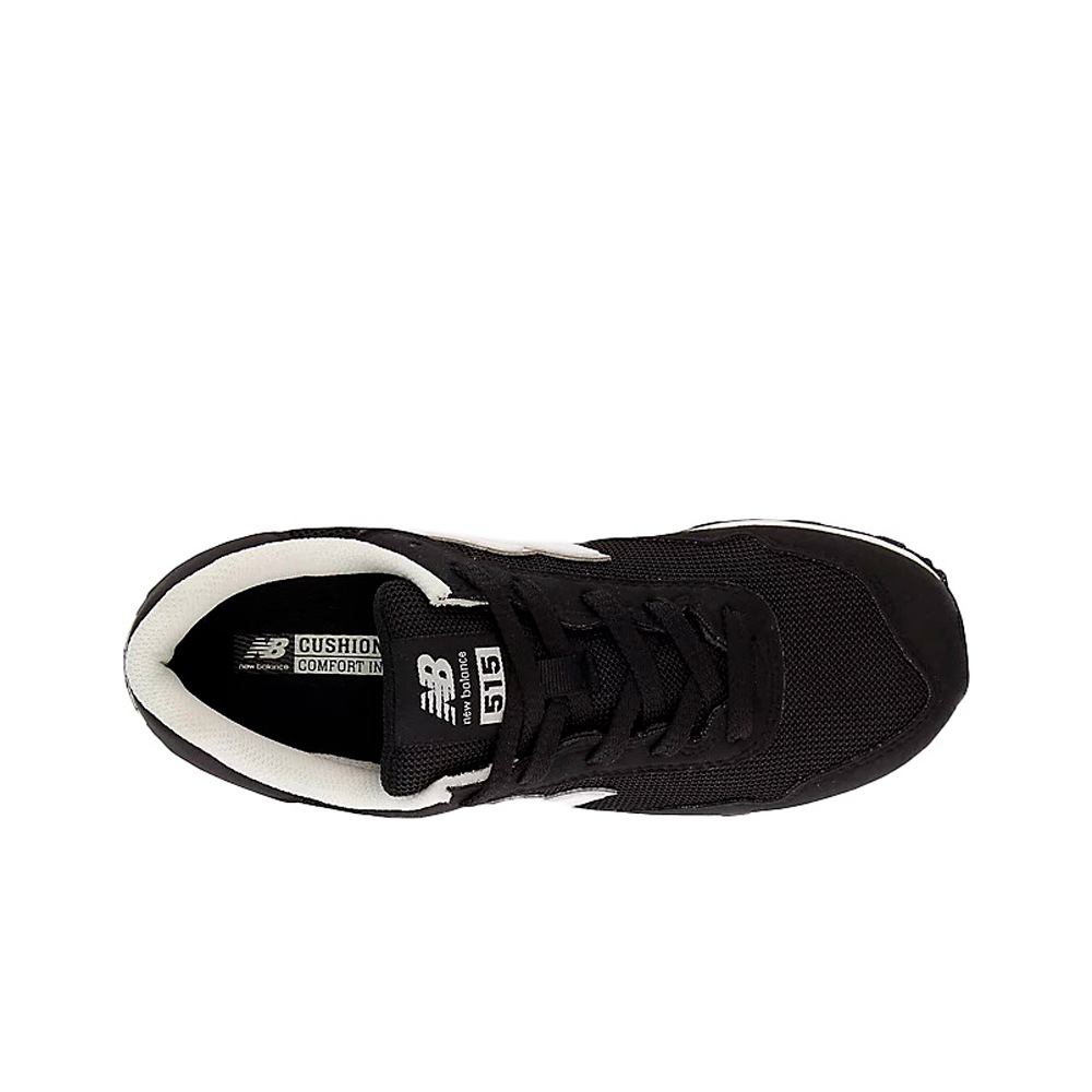 New Balance zapatilla moda niño 515 NEGRO vista superior