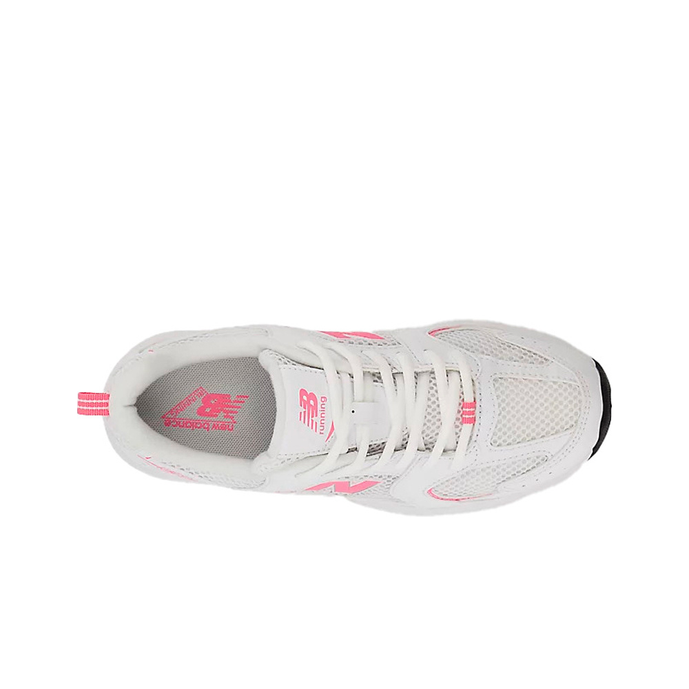 New Balance zapatilla moda niño 530 BLANCO vista superior