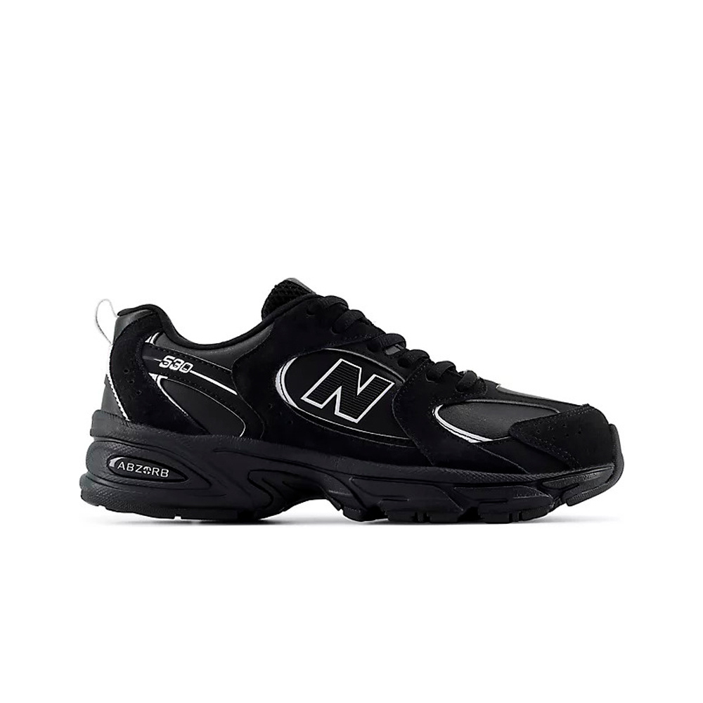 New Balance zapatilla moda niño 530 LACE NEGRO lateral exterior
