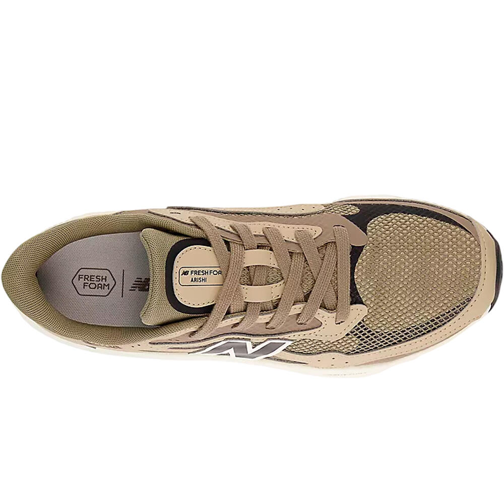 New Balance zapatilla running hombre ARISHI MARRON vista superior