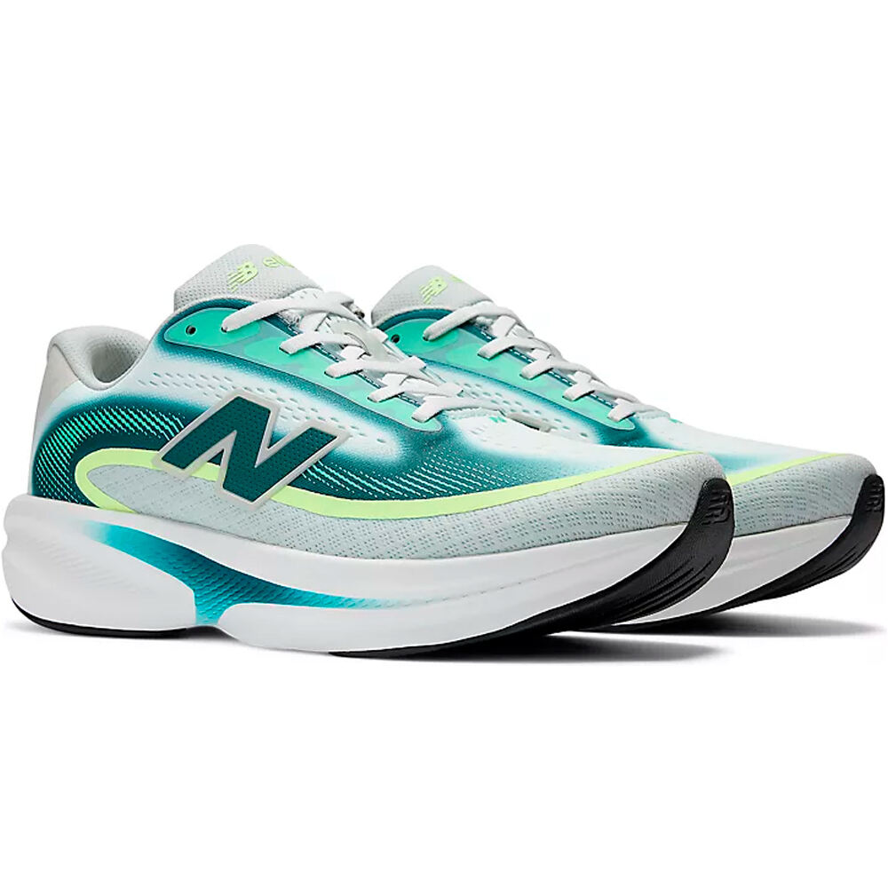 New Balance zapatilla running hombre ELLIPSE BLANCO lateral interior