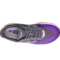 New Balance zapatilla running hombre FUELCELL REBEL V5 GRIS vista trasera