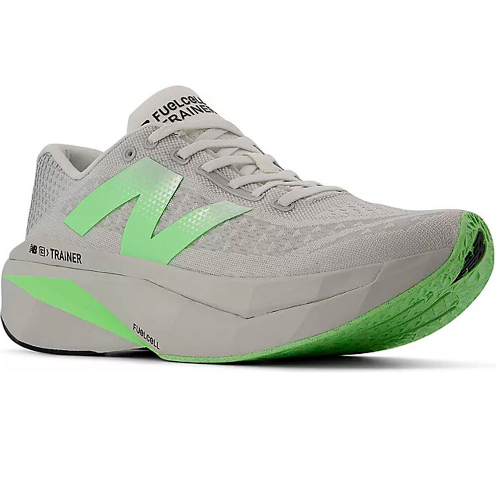 New Balance zapatilla running hombre SUPERCOMP TRAINER V4 BLANCO lateral interior