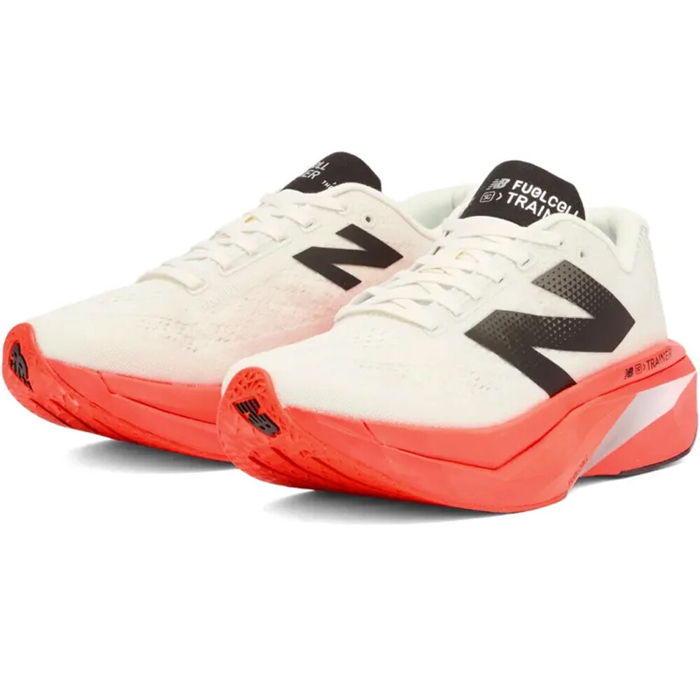 New Balance zapatilla running hombre SUPERCOMP TRAINER V4 BLANCO lateral interior