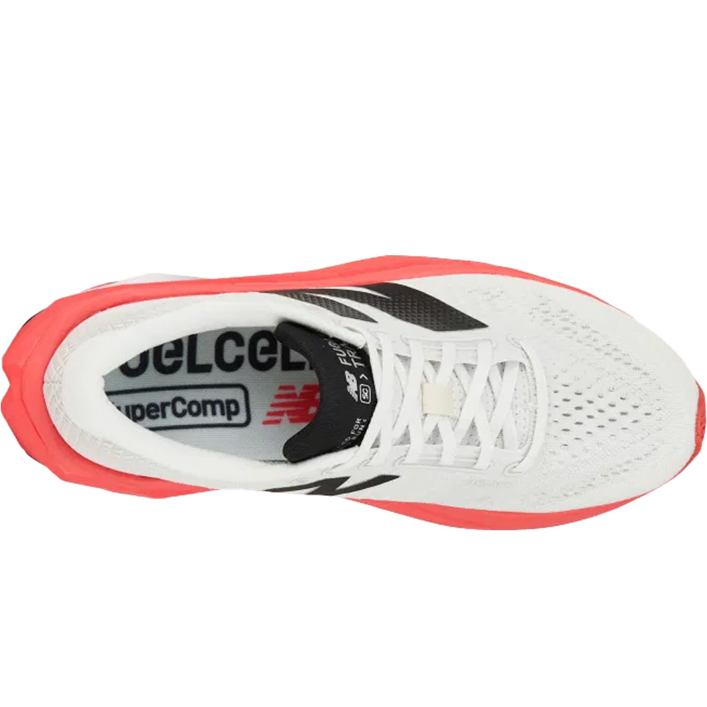 New Balance zapatilla running hombre SUPERCOMP TRAINER V4 BLANCO puntera