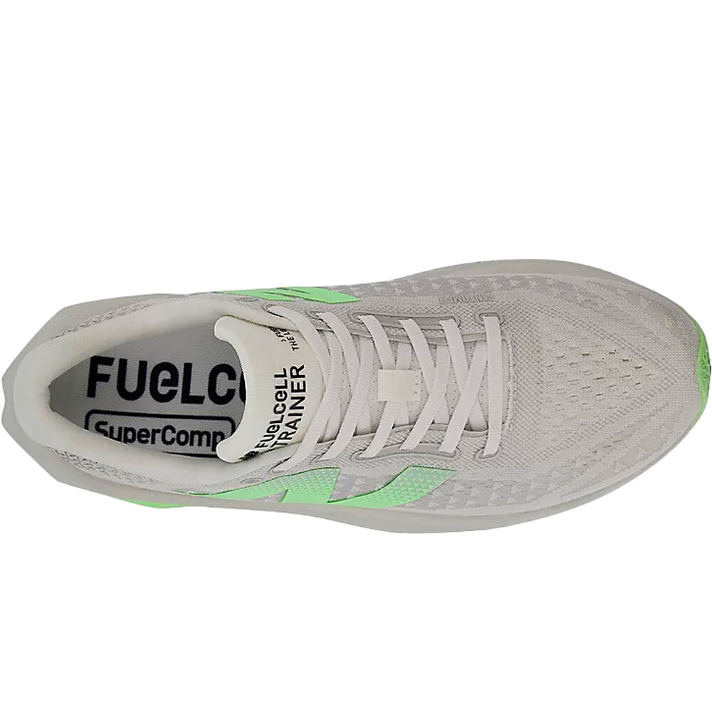 New Balance zapatilla running hombre SUPERCOMP TRAINER V4 BLANCO vista superior