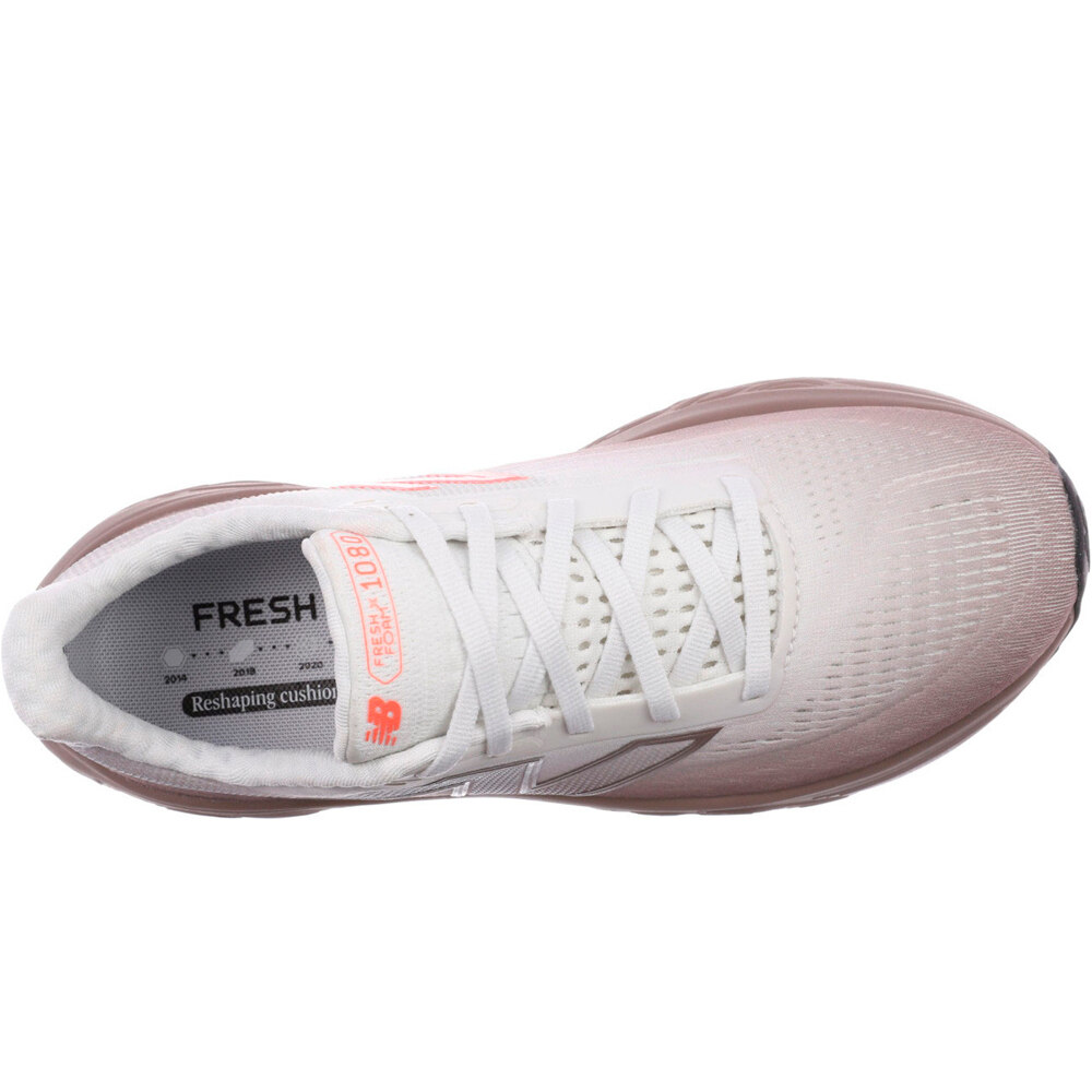 New Balance zapatilla running mujer 1080 V14 BLANCO vista trasera