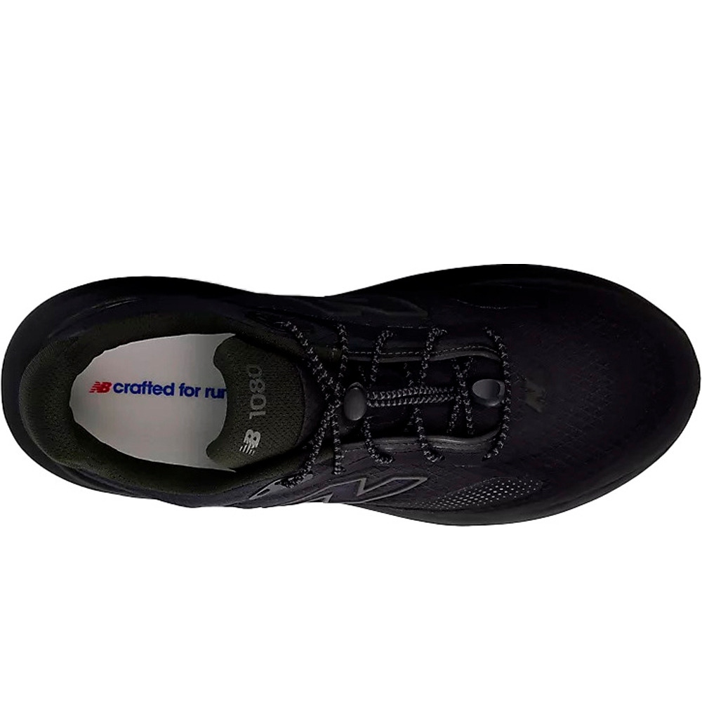 New Balance zapatilla running mujer 1080v15 NEGRO vista superior