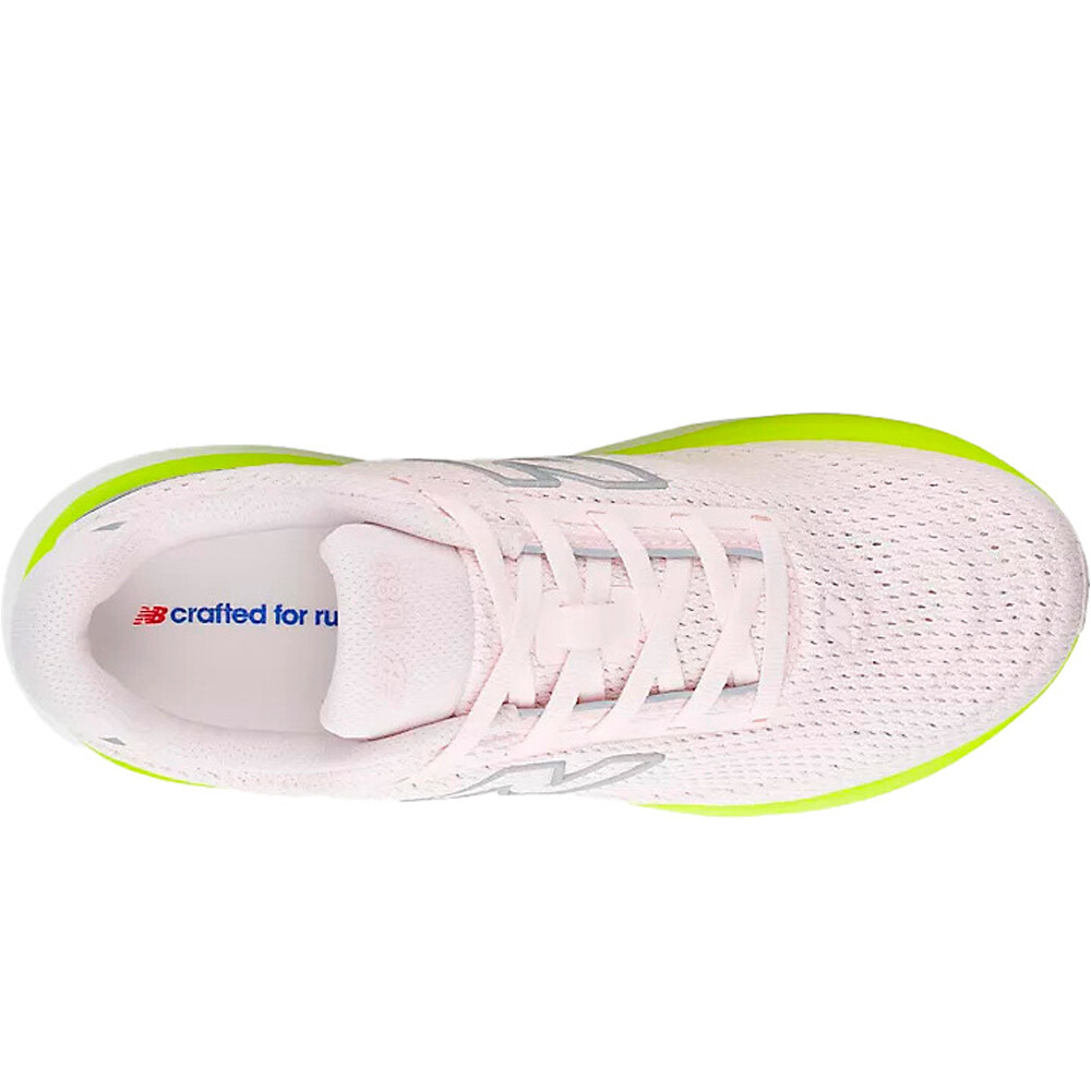 New Balance zapatilla running mujer 1080v15 ROSA vista superior