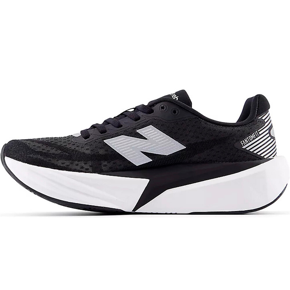 New Balance zapatilla running mujer FUELCELL REBEL V5 NEGRO puntera