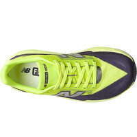 New Balance zapatilla running mujer FUELCELL REBEL V5 VERDE vista superior