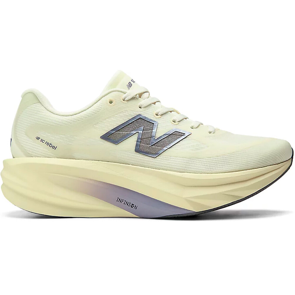 New Balance zapatilla running mujer SuperComp Rebel v1 MARRON lateral exterior