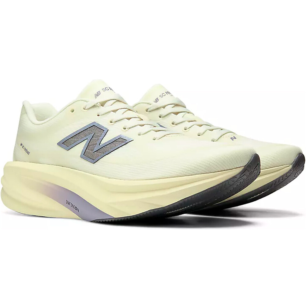 New Balance zapatilla running mujer SuperComp Rebel v1 MARRON lateral interior