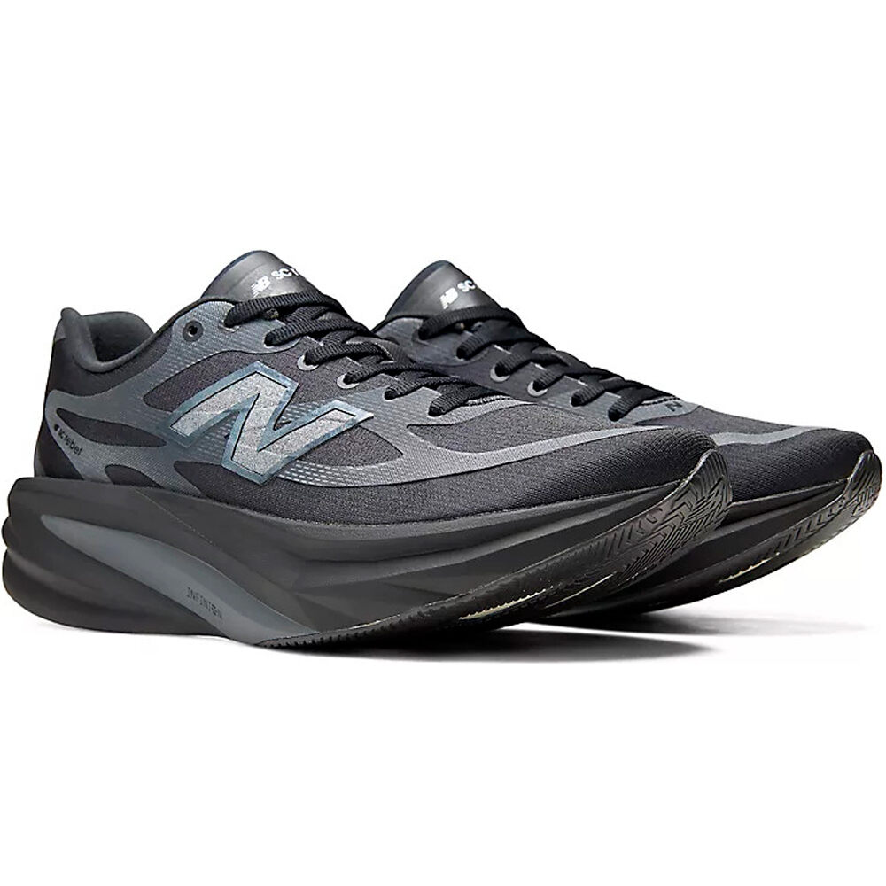 New Balance zapatilla running mujer SuperComp Rebel v1 NEGRO lateral interior
