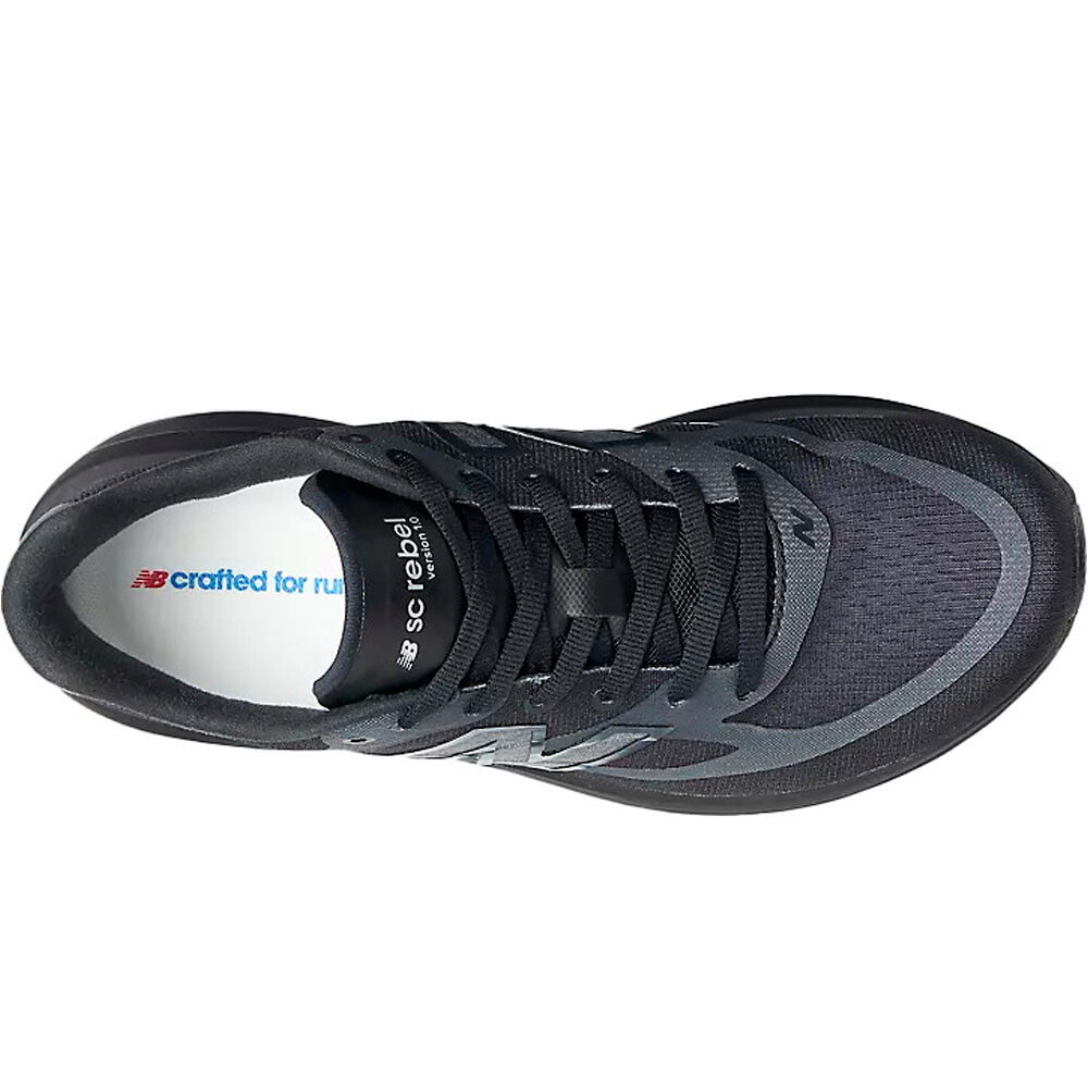 New Balance zapatilla running mujer SuperComp Rebel v1 NEGRO vista superior