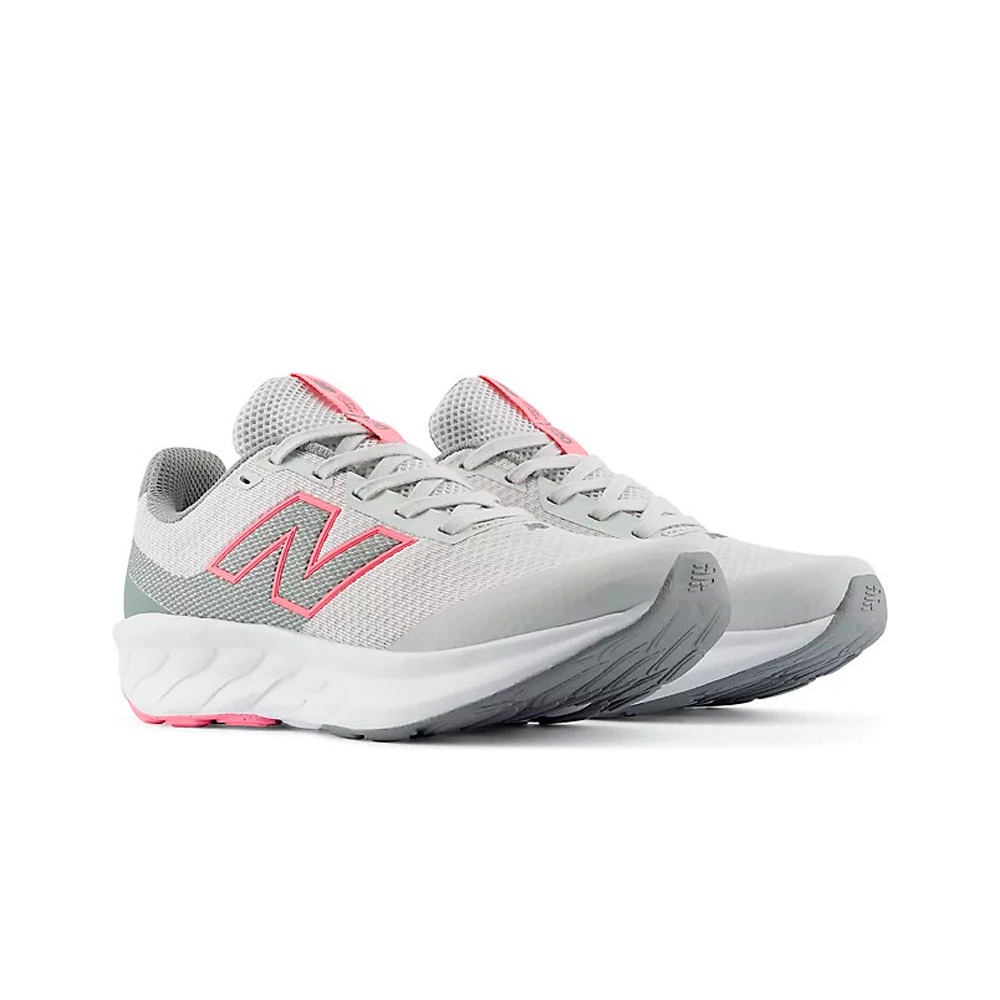 New Balance zapatilla running niño 520 LACE GRIS vista trasera