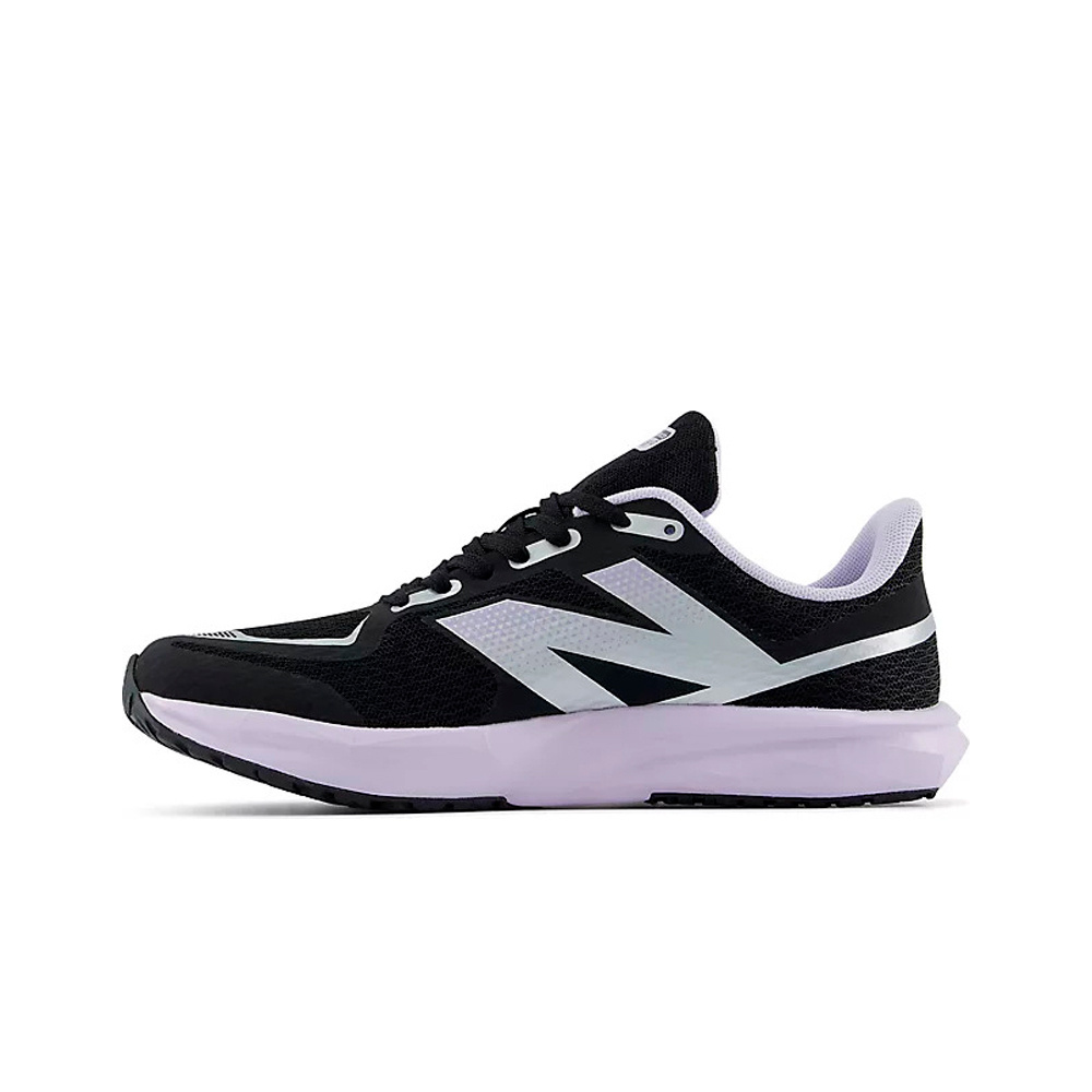 New Balance zapatilla running niño Flash v7 Lace NEGRO vista trasera