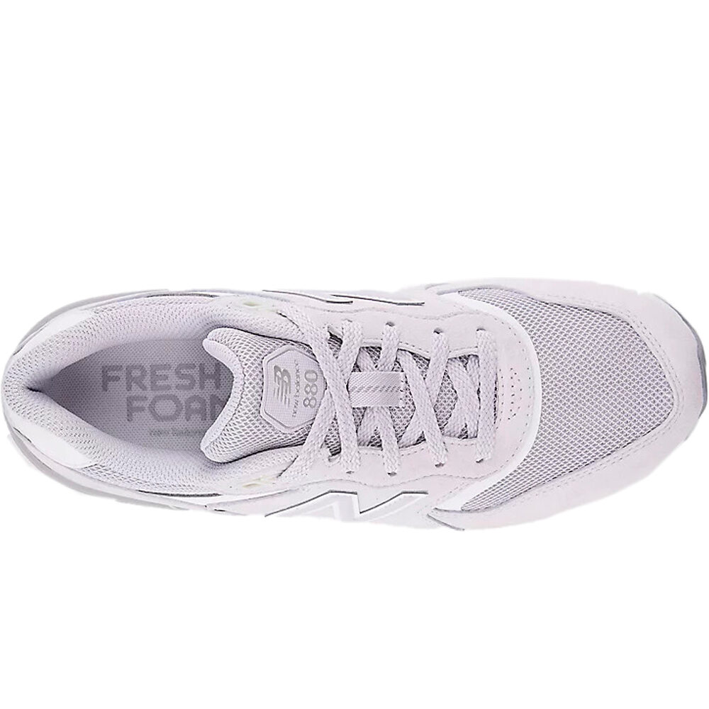 New Balance zapatillas fitness mujer FRESH FOAM WALKING 880 V7 GRIS vista superior