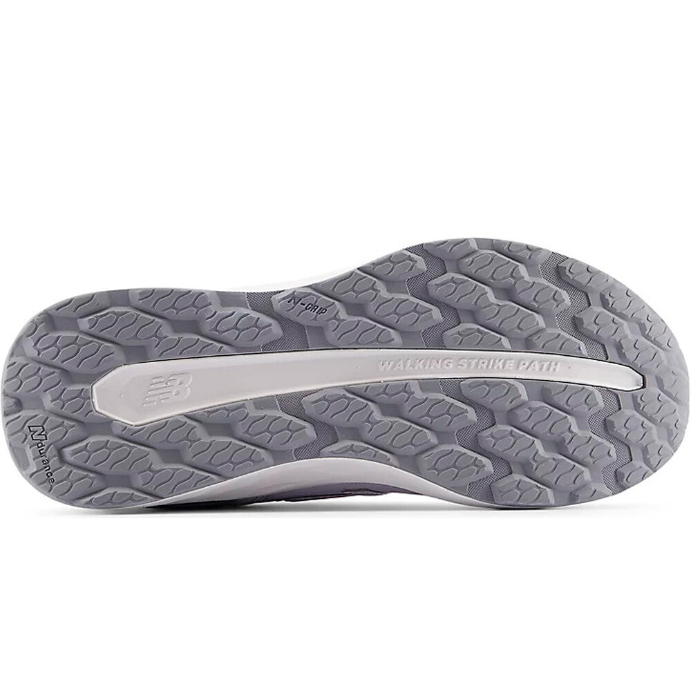 New Balance zapatillas fitness mujer FRESH FOAM WALKING 880 V7 GRIS vista trasera