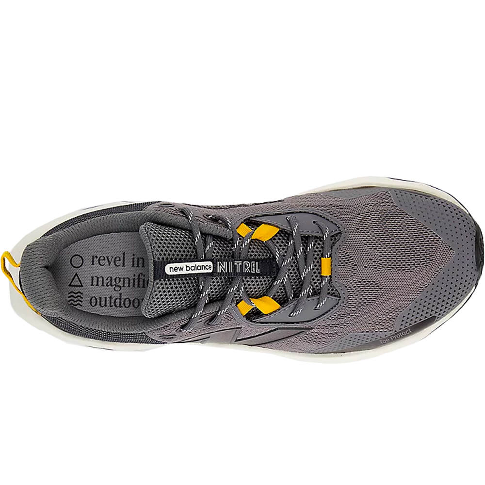 New Balance zapatillas trail hombre DynaSoft Nitrel v6 GRIS vista superior