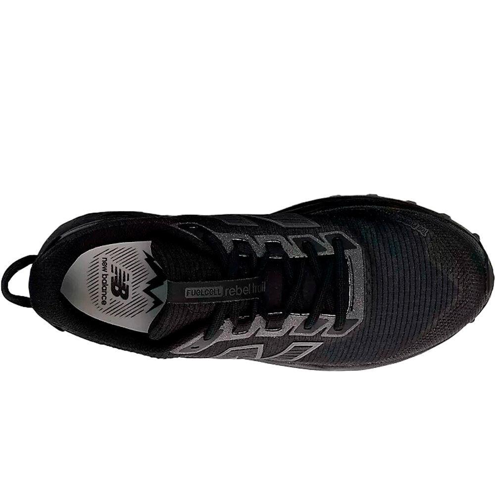 New Balance zapatillas trail hombre REBEL TRAIL NEGRO vista superior