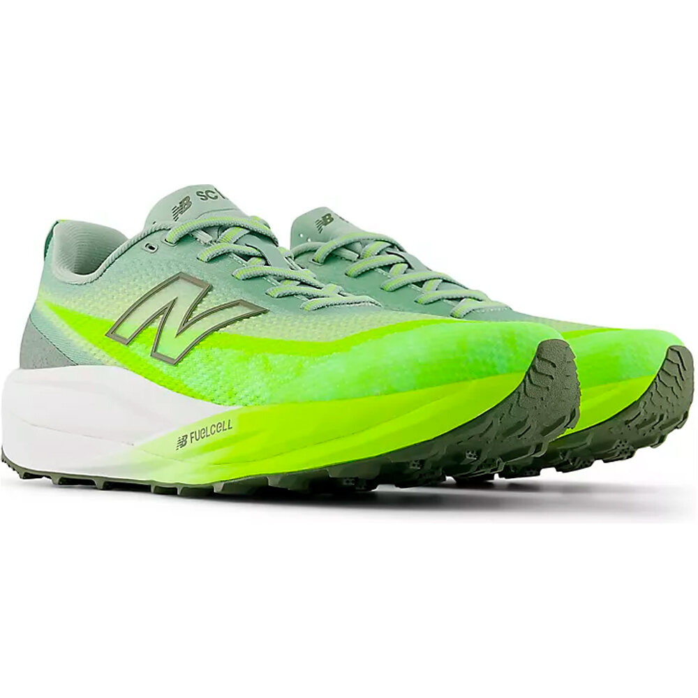 New Balance zapatillas trail hombre SUPERCOMP VERDE lateral interior
