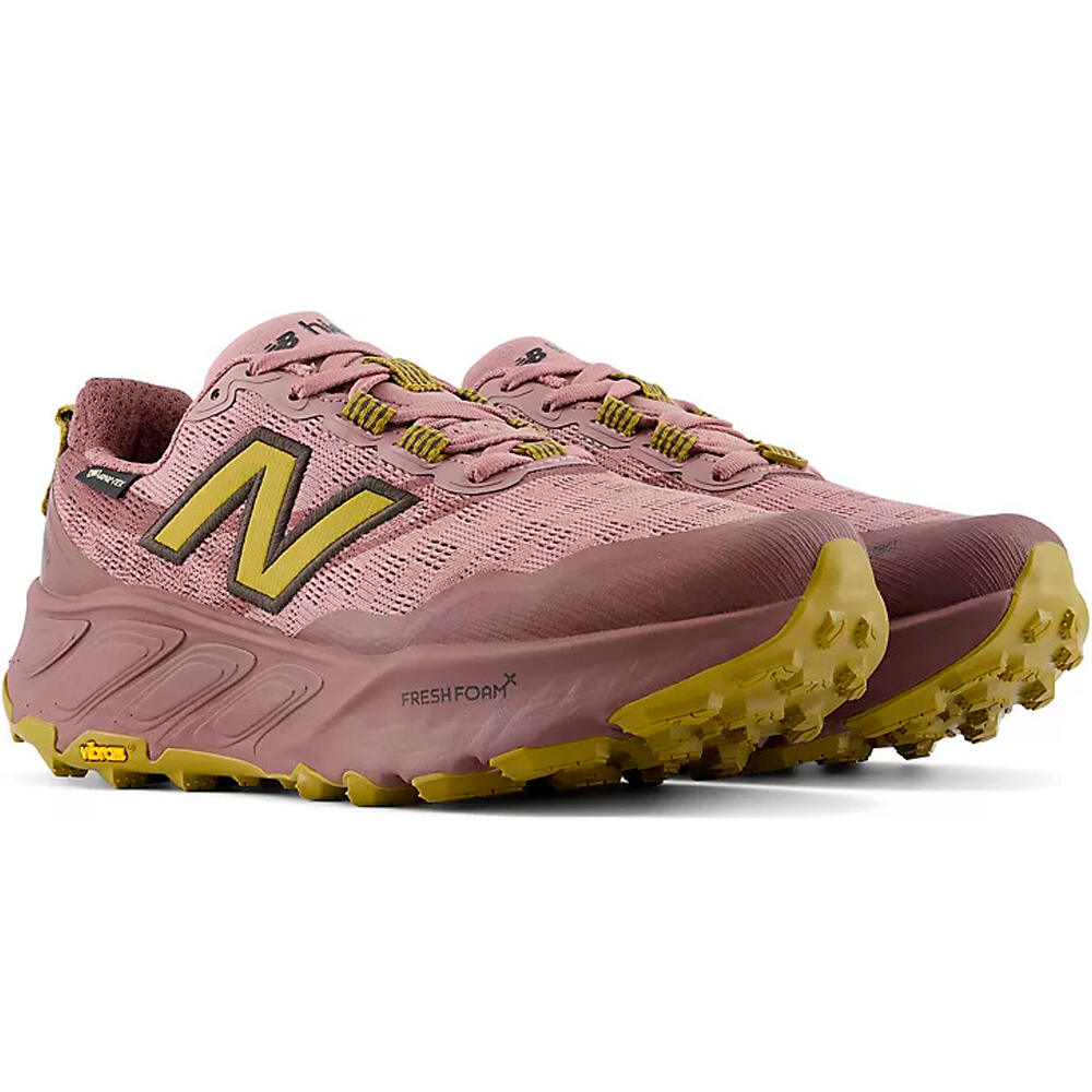 New Balance zapatillas trail mujer Fresh Foam X Hierro v9 GORE-TEX ROSA lateral interior
