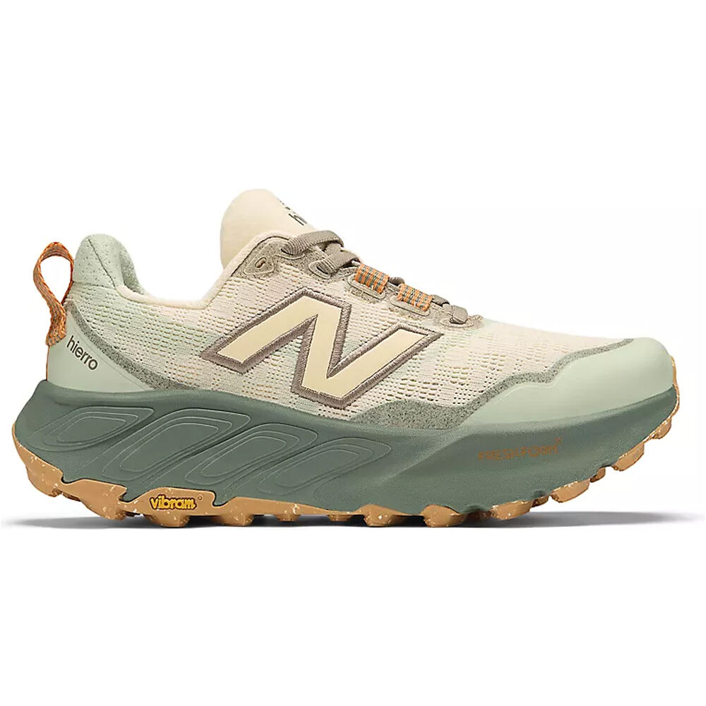 New Balance zapatillas trail mujer FRESH FOAM X HIERRO V9 VERDE lateral exterior