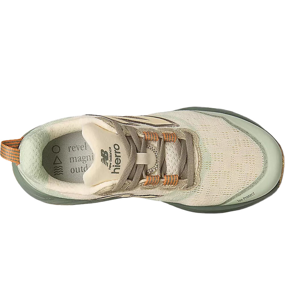 New Balance zapatillas trail mujer FRESH FOAM X HIERRO V9 VERDE vista superior